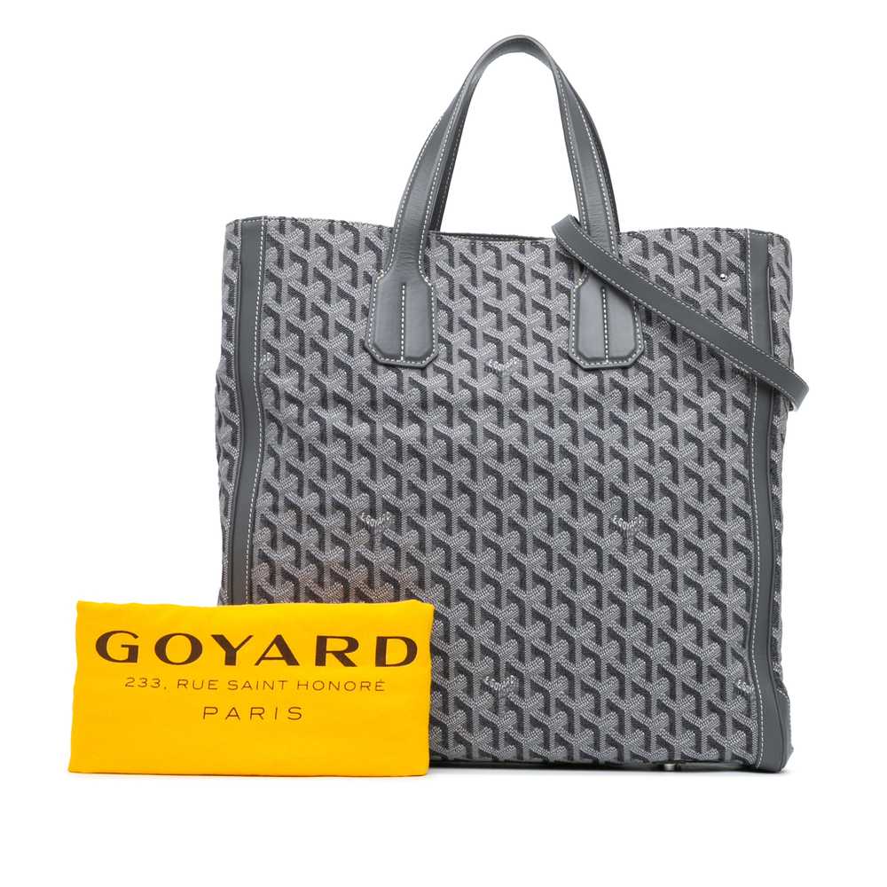 Gray Goyard Goyardine Voltaire Satchel - image 7