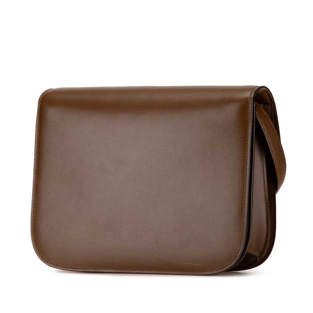 Brown Celine Medium Calfskin Classic Box Crossbod… - image 2