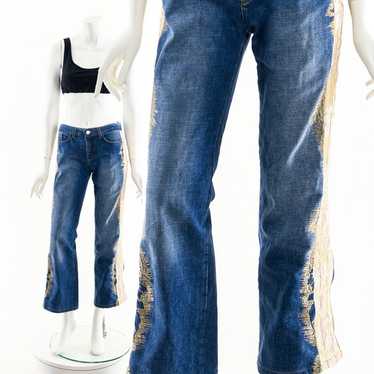 パンツ 00s roberto cavalli coating pants y2k 2000s Roberto Cavalli Zebra Marble Pants – Dolce Vita Hub