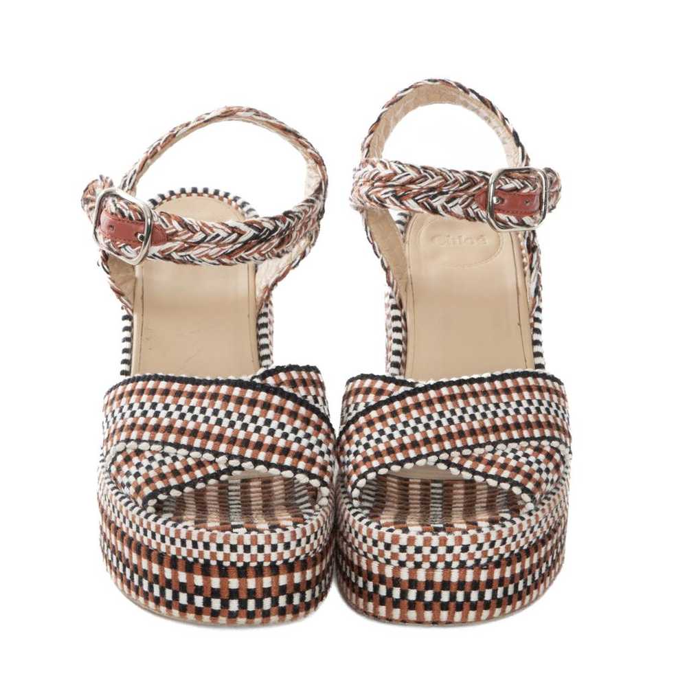 Chloé Odina cloth sandal - image 3