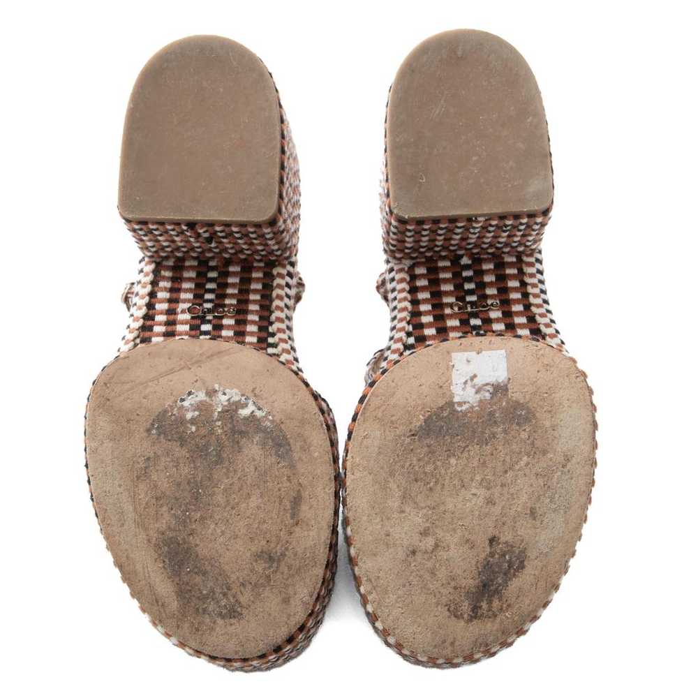 Chloé Odina cloth sandal - image 5