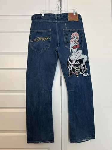 Ed Hardy × Jnco × Vintage Crazy Vintage 90s Edhard