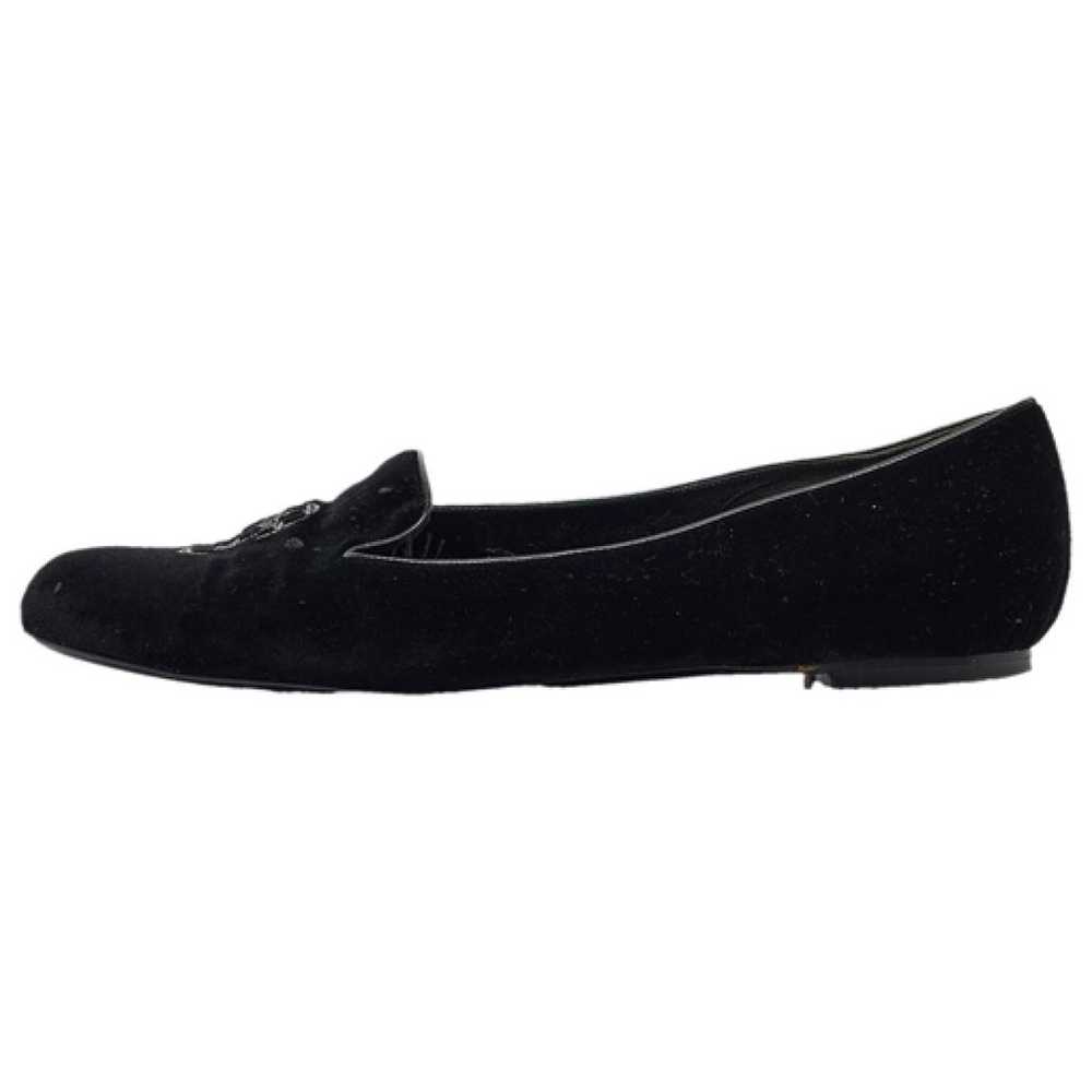 Alexander McQueen Velvet flats - image 1