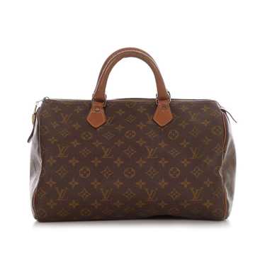 Louis Vuitton Speedy cloth satchel