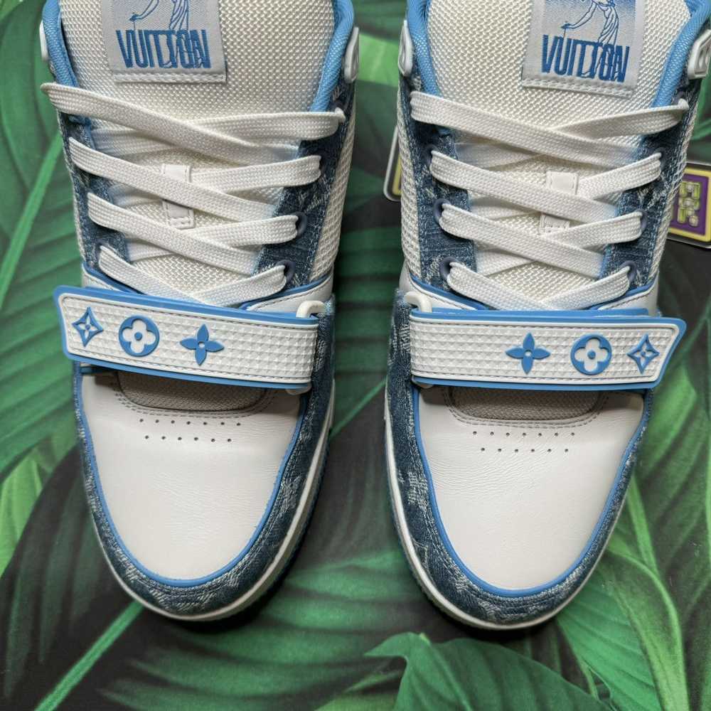 Louis Vuitton Strap trainer low ‘light blue denim… - image 7