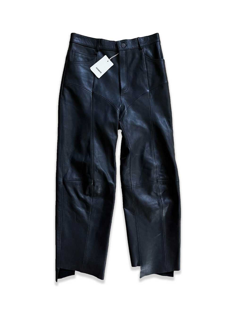 Vetements SS16 Reconstructed Leather Pants - image 1