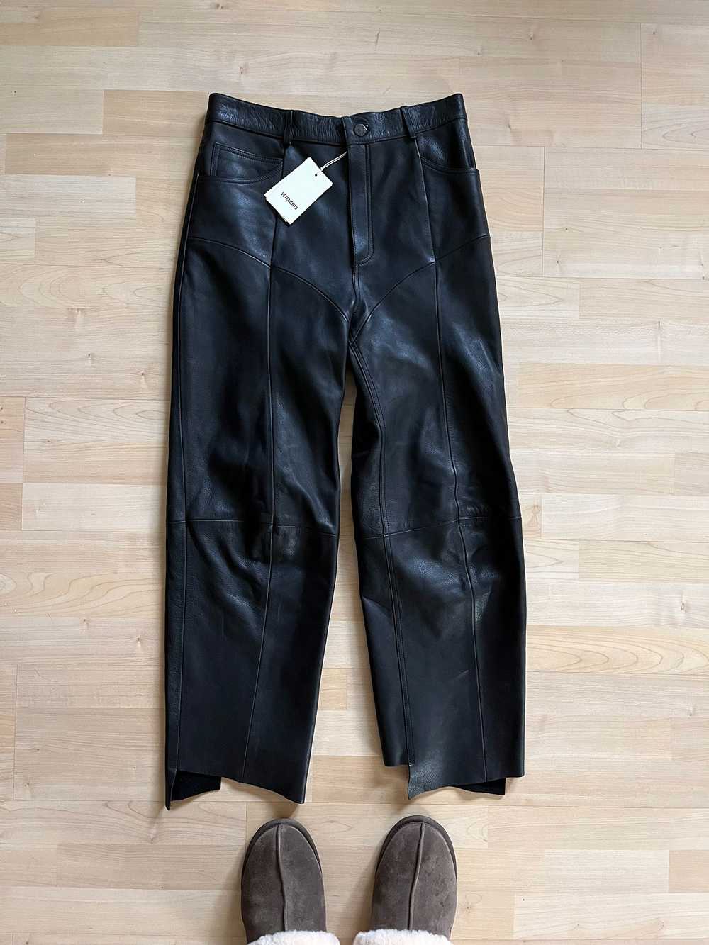 Vetements SS16 Reconstructed Leather Pants - image 2