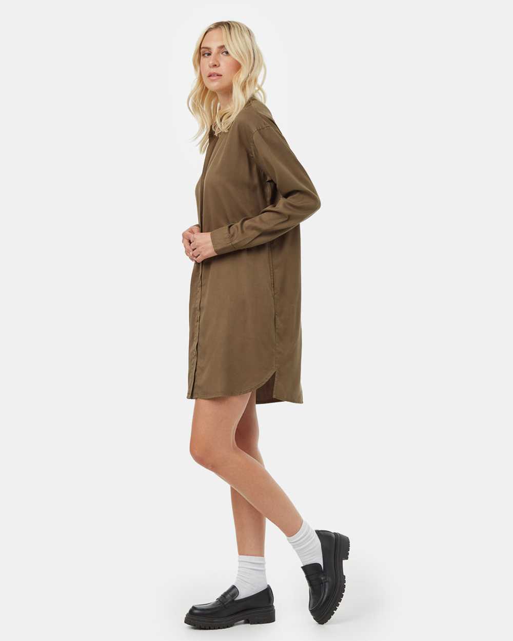 tentree Oversized Shirt Dress - image 2