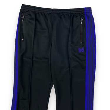 Needles Needles Black & Purple Track Pants - image 1