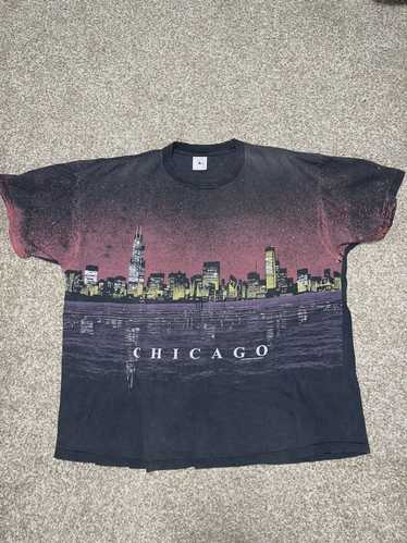 Vintage Vintage Chicago All Over Print Tee