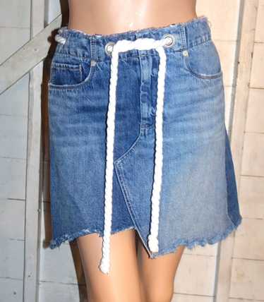 Blank Nyc Blank NYC Denim Jean Skirt Rope Belt W27