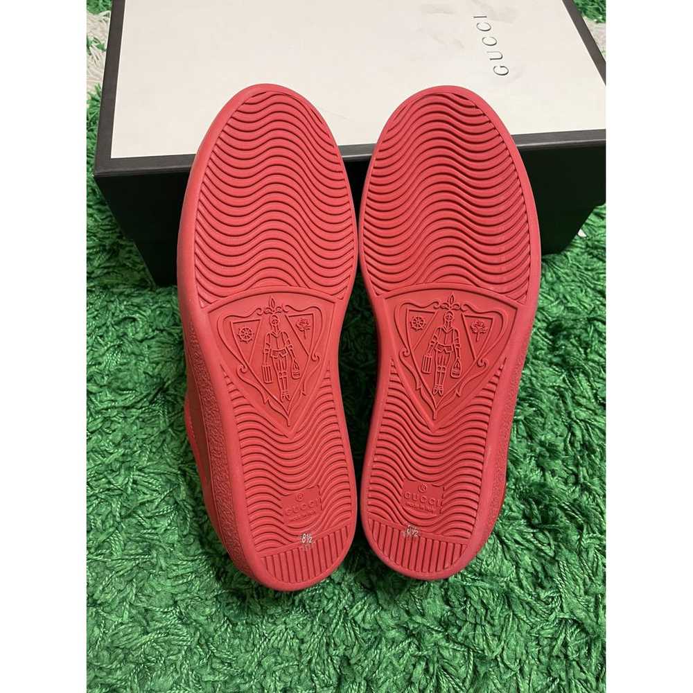 Gucci Ace leather low trainers - image 4