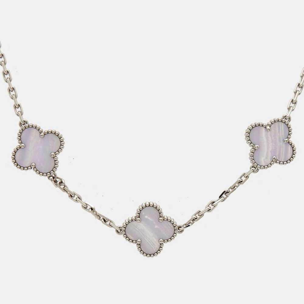 Van Cleef & Arpels White gold necklace - image 2