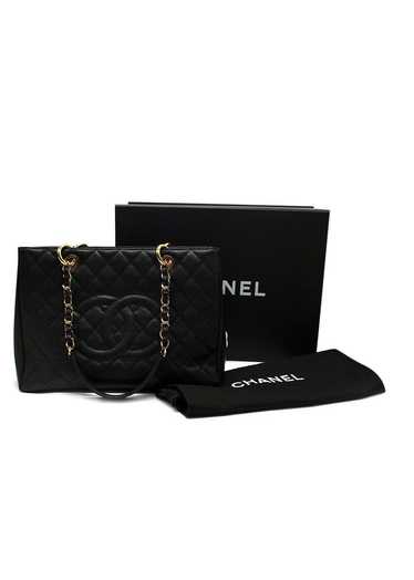 Managed by hewi Chanel Black Caviar Leather Grand… - image 1