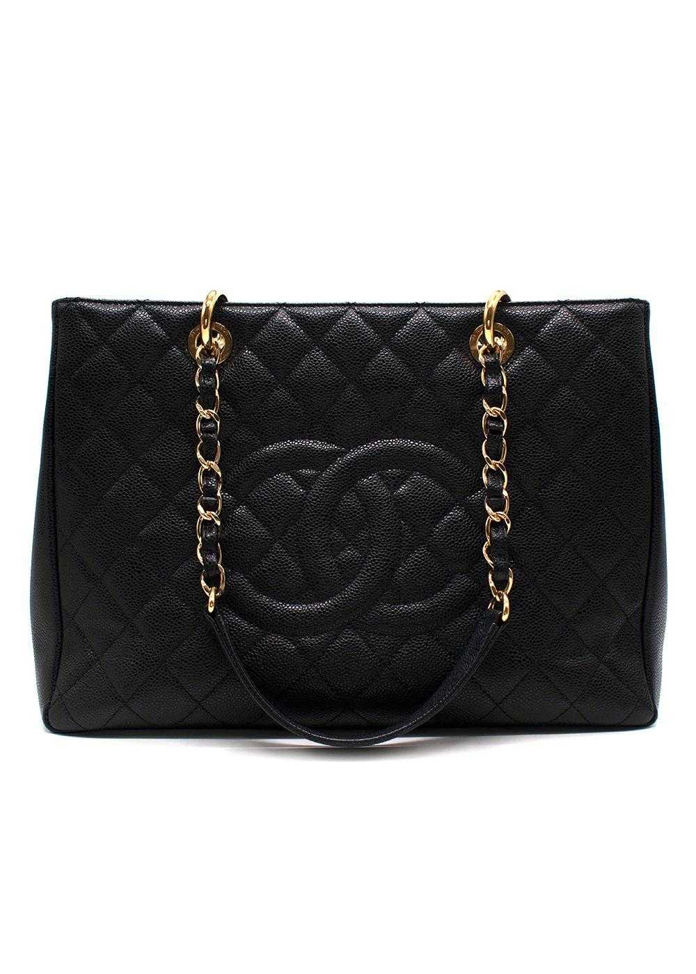 Managed by hewi Chanel Black Caviar Leather Grand… - image 2