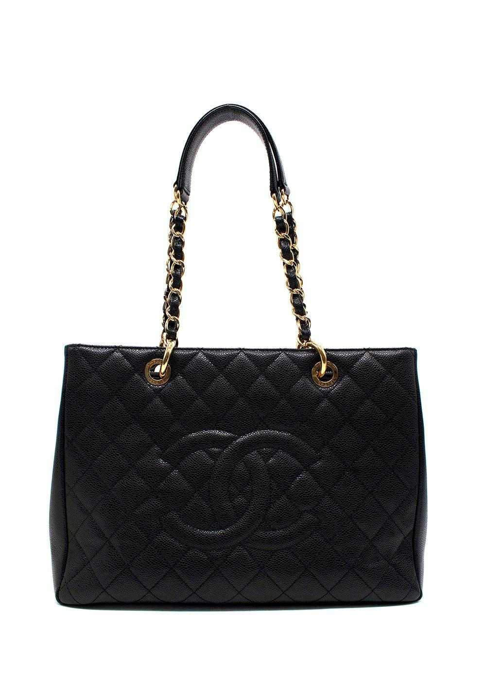 Managed by hewi Chanel Black Caviar Leather Grand… - image 3