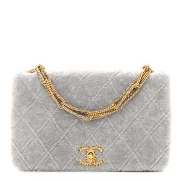 CHANEL Shearling Lambskin Quilted On And On Mediu… - image 1