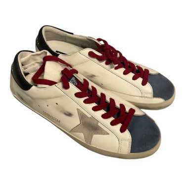 GOLDEN GOOSE/Low-Sneakers/EU 43/Leather/WHT/Supers