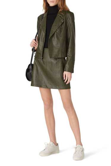 BB Dakota Faux Leather Snake It or Break It Jacket