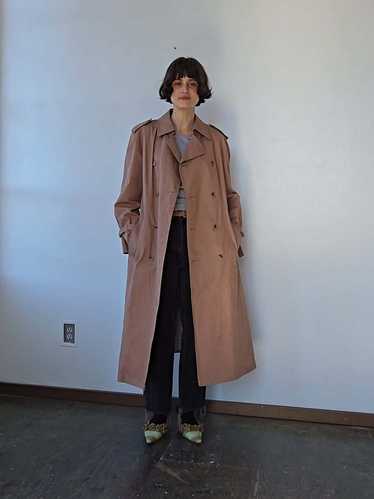 Wrap Trench Coat - Blush