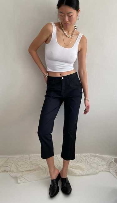 vintage 90s Calvin Klein cotton twill cropped  jea