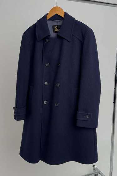 Vintage Wool Double Breasted Peacoat - Deep Sea