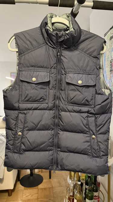 Banana Republic Navy down gilet with side slits