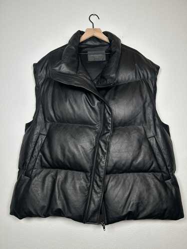 Balenciaga FW22 Oversized Padded Leather Vest