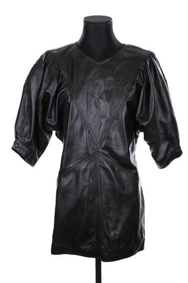 Circular Clothing Robe en cuir