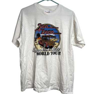 Band Tees × Hanes × Vintage Vintage White Jan & D… - image 1