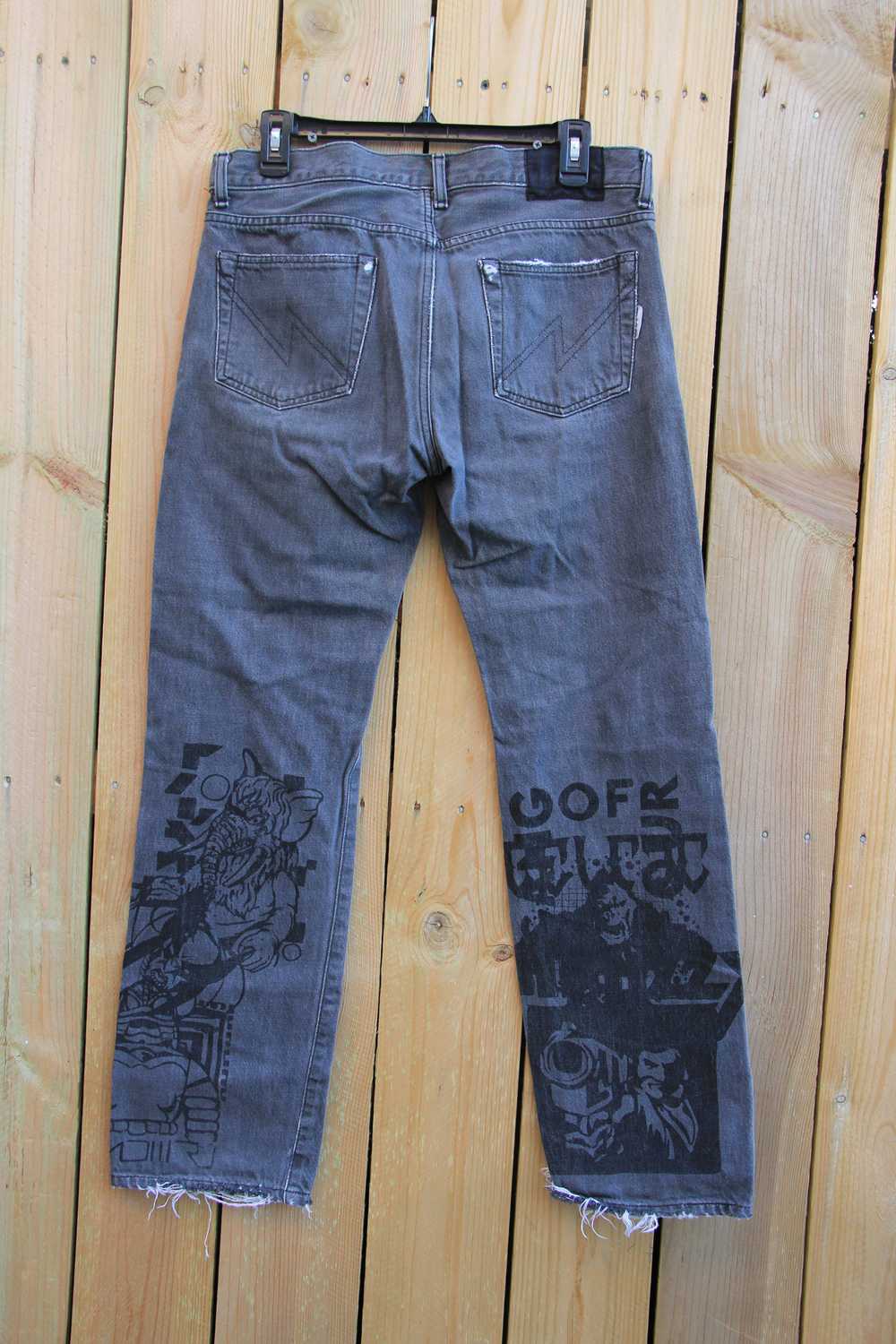 Neighborhood Neighborhood Anime Print Denim - image 2