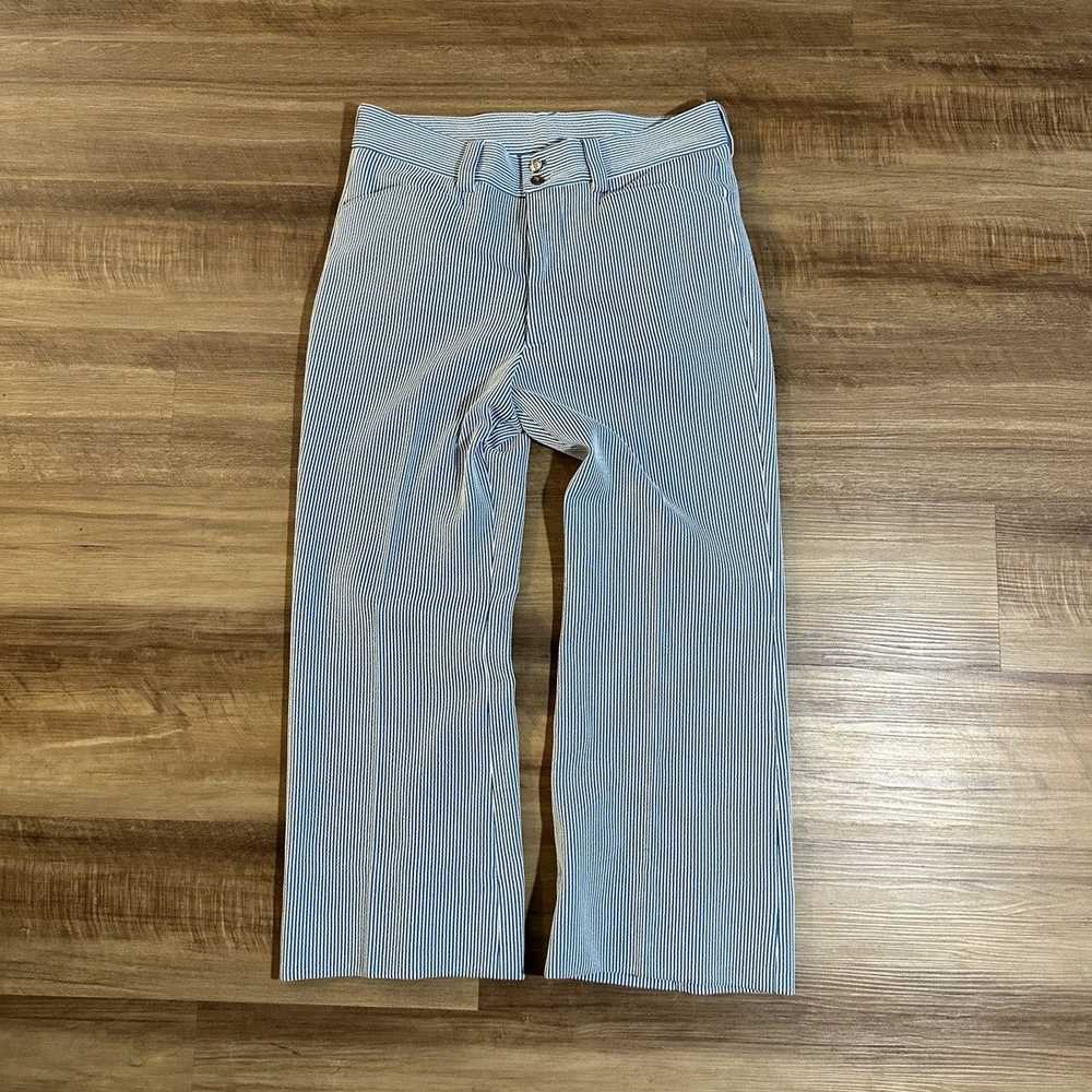 Vintage 1960 Custom Made Bell Bottom Pants 32” x … - image 6