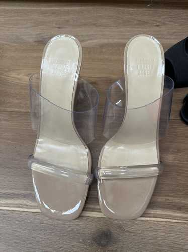 Maryam Nassir Zadeh MNZ clear/nude wedges