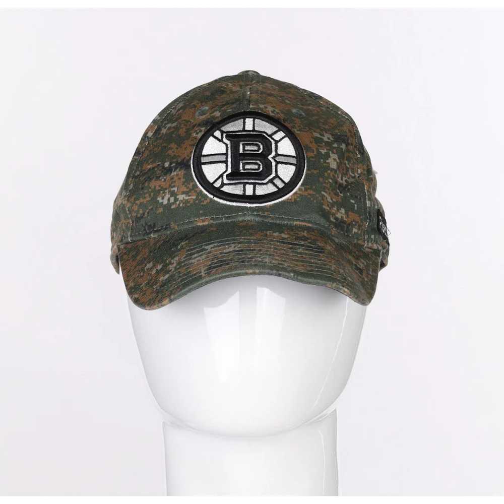 Boston Bruins Reebok NHL Cap - No Size Camo Cotto… - image 1