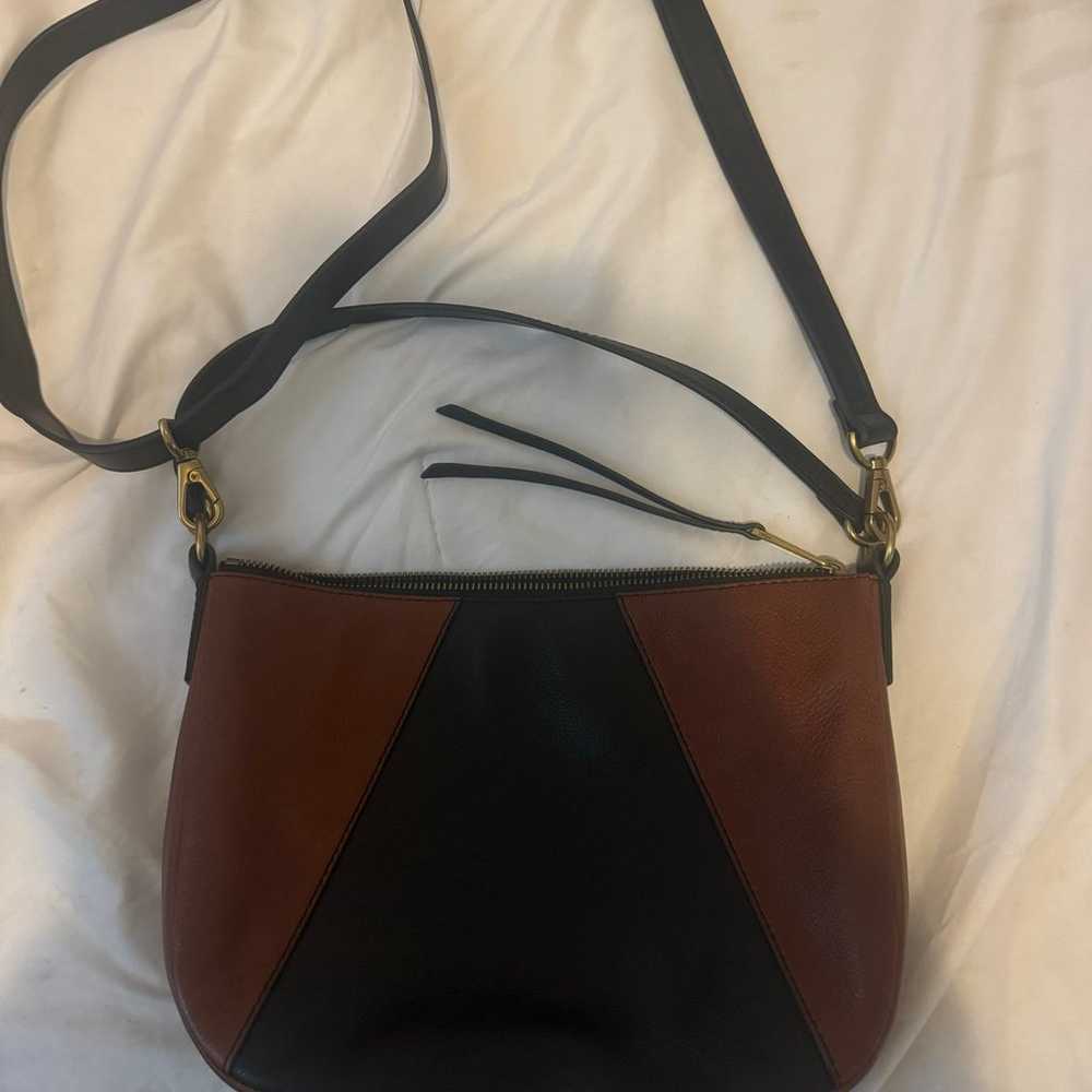 Fossil Skylar Crossbody Shoulder Bag Brown Black … - image 3