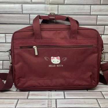 Hello Kitty Burgundy Sanrio Angel Wing Vintage Y2… - image 1