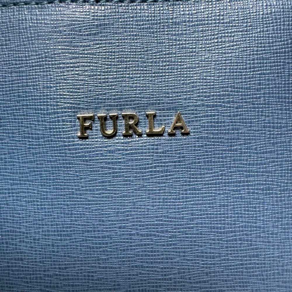 【Beautiful Condition】FURLA Saffiano Leather Tote … - image 3