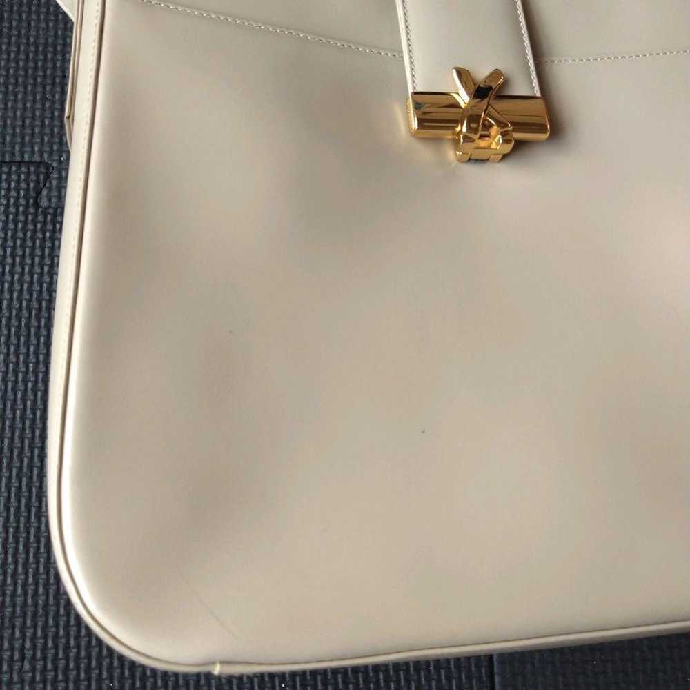 Paloma Picasso Shoulder Bag Genuine Leather Ivory - image 11