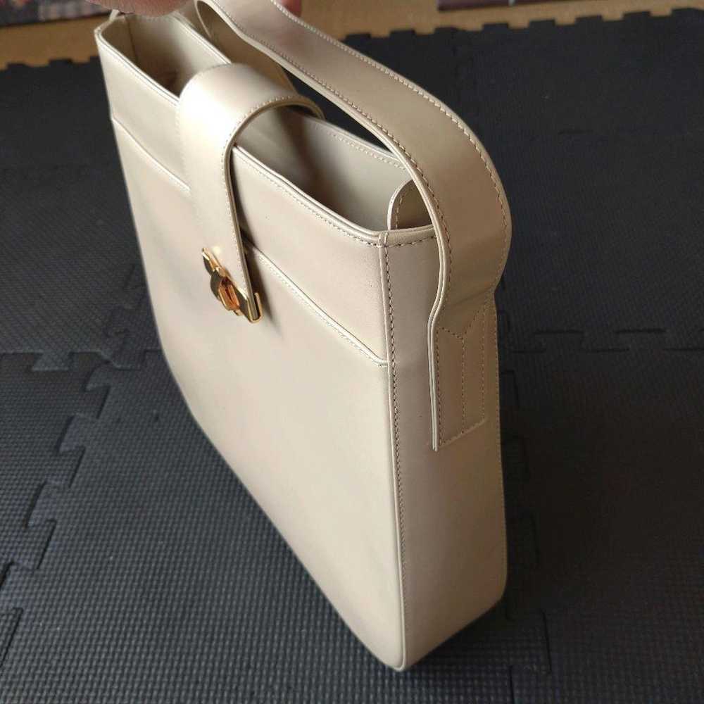 Paloma Picasso Shoulder Bag Genuine Leather Ivory - image 3