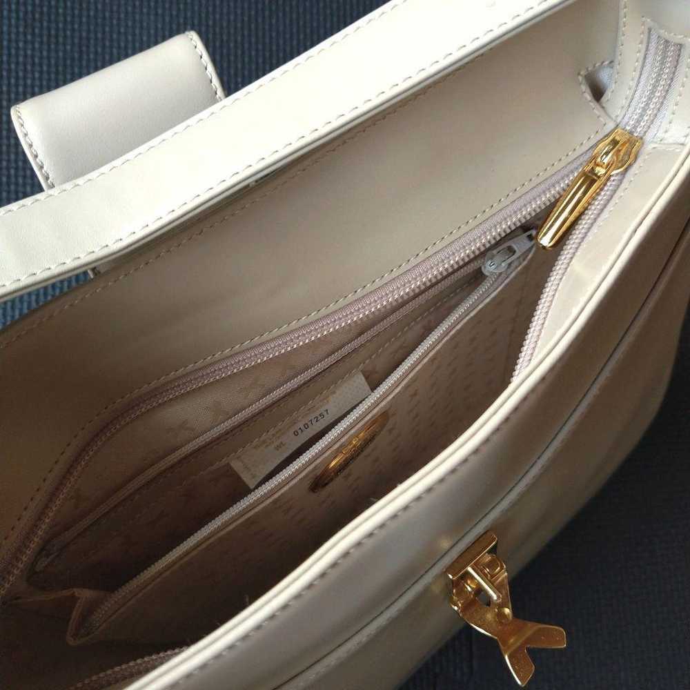 Paloma Picasso Shoulder Bag Genuine Leather Ivory - image 5