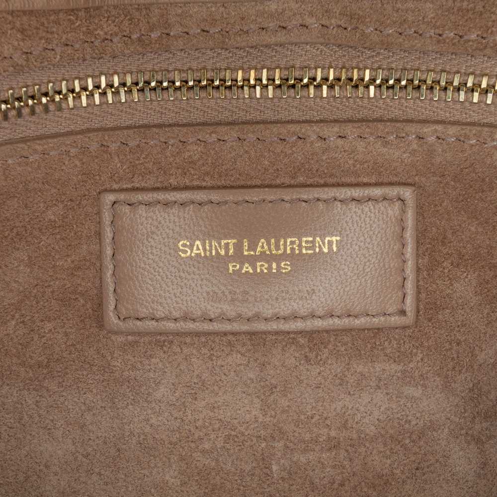 Yves Saint Laurent Yves Saint Laurent Calfskin Le… - image 5