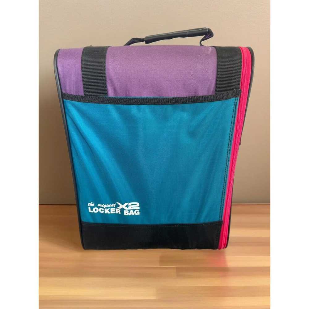 Vintage Ogio Original Locker Bag Teal Purple Shou… - image 2