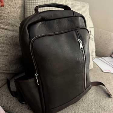 Genuine leather backpack