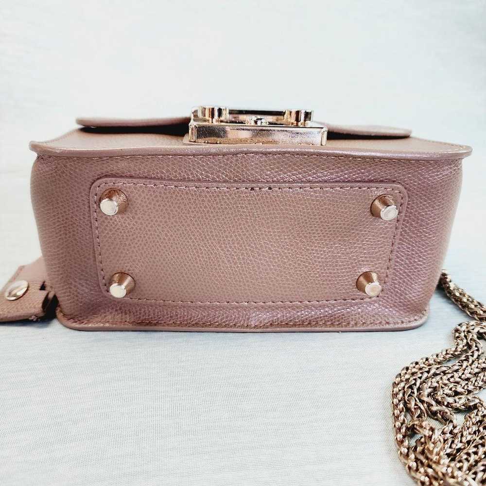 【 Excellent Condition 】FURLA Chain Shoulder Metro… - image 4