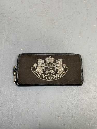 Juicy Couture Juicy Couture crest velour wallet bi