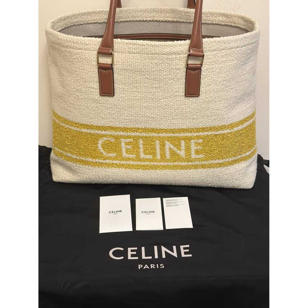 Celine Cabas Horizotal wool tote - image 6