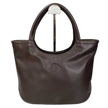 436 Beautiful LONGCHAMP Handbag Leather Brown