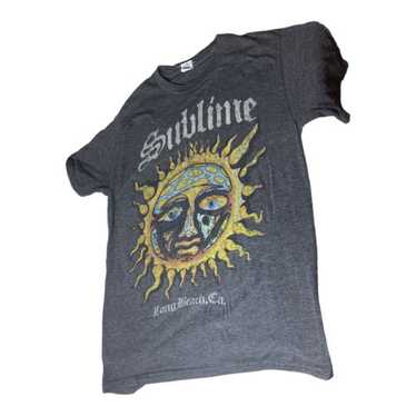【00s〜】サブライム LONG BEACH ロックバンドTシャツ グレー M SUBLIME LONG BEACH サブライム ロゴプリント バンドT ロックT