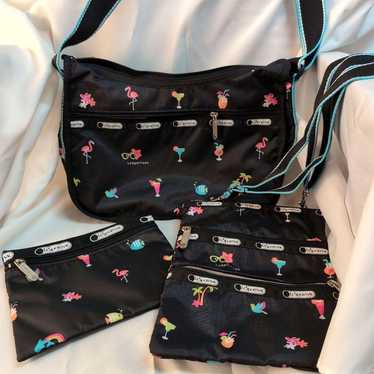 Lesportsac Shoulder Bag Mini Shoulder Pouch 3-Piec