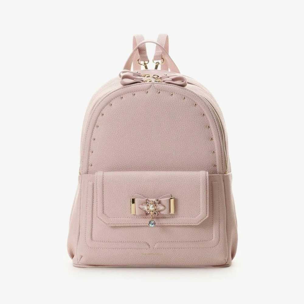 SAMANTHAVEGA Bijou Ribbon Backpack (Large) Pink B… - image 1